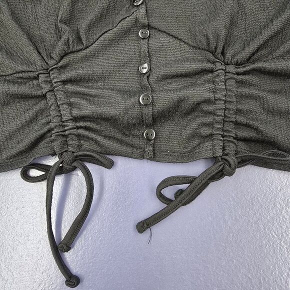 Jolie & Joy Women's Plus Size XL Black Crop Top/ Bralet (A27) - Picture 5 of 6